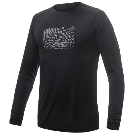 Tricou bărbați Sensor Merino Air Pt Locate dl.rukáv negru
