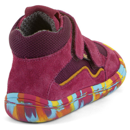 Încălțăminte barefoot all-seasons pentru copii Frodo Barefoot Tex Fun Autumn Fuxia