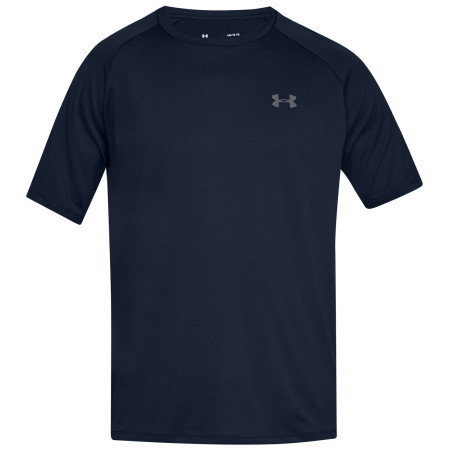 Tricou bărbați Under Armour Tech SS Tee 2.0 albastru/gri închis Academy / / Graphite