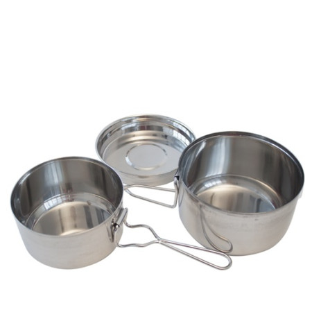 Castron inoxidabil Yate Basic - 3 buc