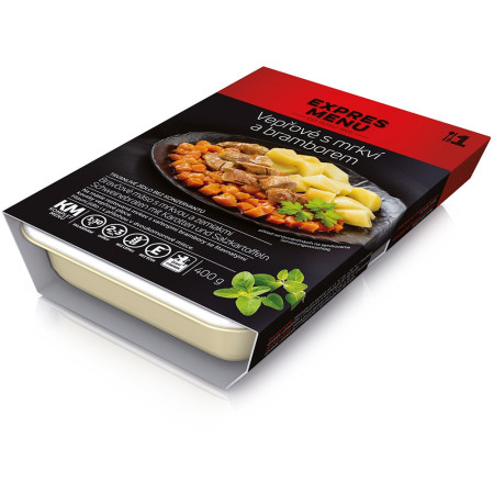 Fel principal Expres menu Carne de porc cu morcovi și cartofi 300gr