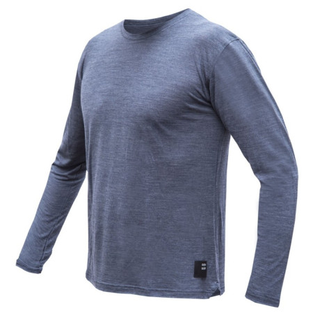 Tricou bărbați Sensor Merino Lite albastru mottled blue