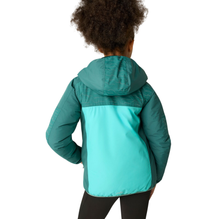 Geacă de iarnă copii Regatta Illuma Reflective Jacket Mediterranea/Turquoise