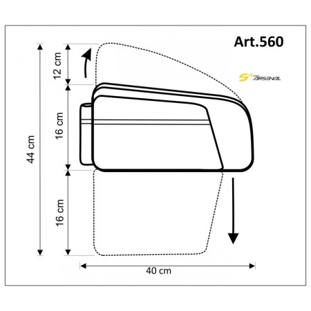 Geantă pentru bicicletă Sport Arsenal Art. 560