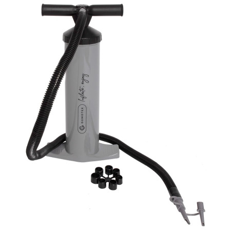 Pompă de mână Gumotex Pompă manuală cu dublă acțiune 2/4 lt. gri