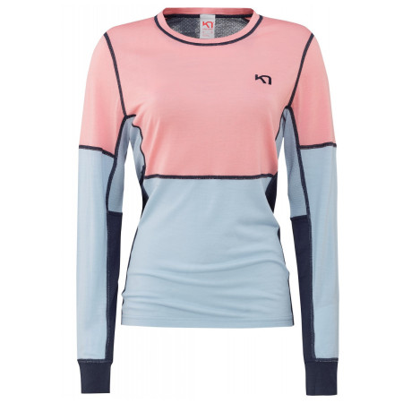 Tricou femei Kari Traa Lam Ls albastru/roz