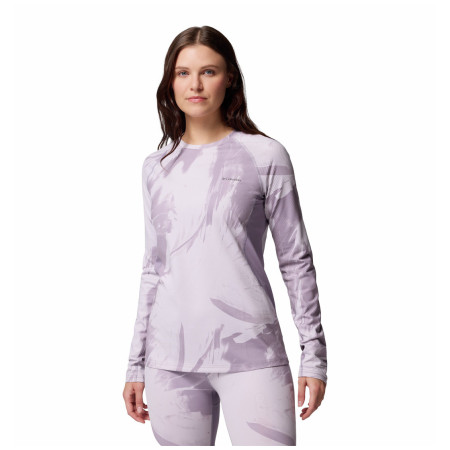 Colanți funcționali femei Columbia Omni-Heat Infinity™ Knit Long sleeve Crew violet Shale Purple Snowflight Tonal