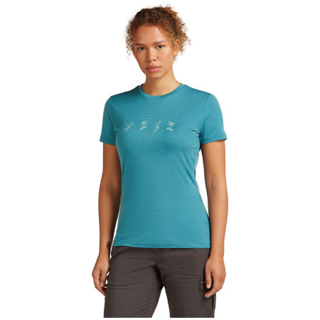 Tricou femei Icebreaker Women Merino 150 Tech Lite SS Tee Snow Day