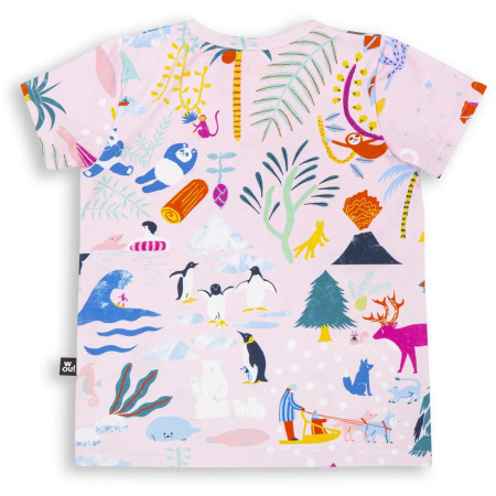 Tricou copii Wouki Sora Pink