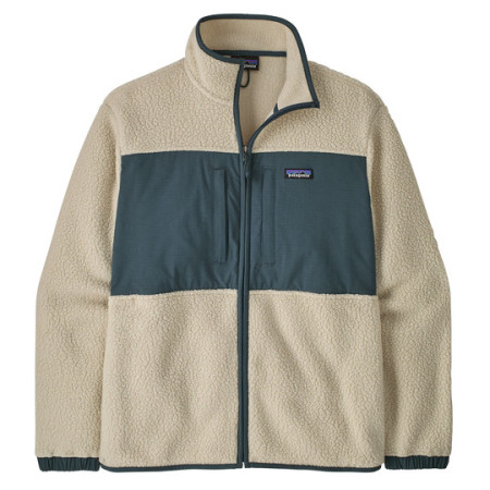Hanorac bărbați Patagonia M's Retro Pile Patch Jkt bej/verde Pelican
