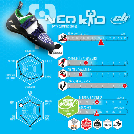 Espadrile copii EB Climbing Neo Kid 3.0
