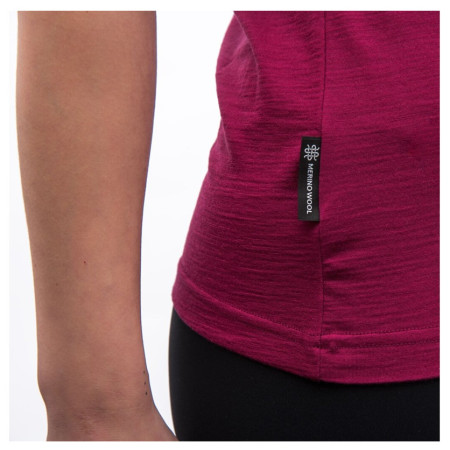 Tricou funcțional femei Sensor Merino Active Songbirds