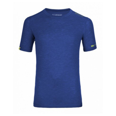 Tricou funcțional bărbați Ortovox Merino 105 Ultra Short Sleeve albastru StrongBlue