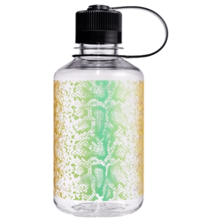 Sticlă Nalgene Narrow Mouth Animal Print 500 ml verde/galben Clear Rainbow Snake