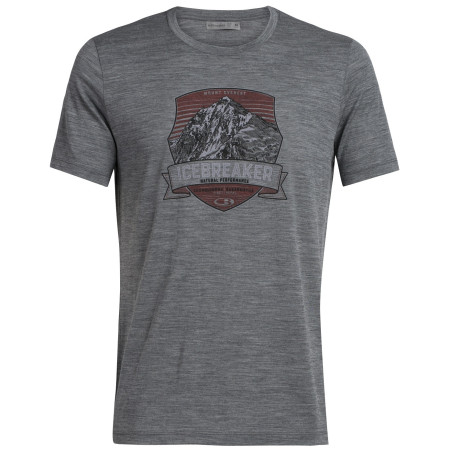 Tricou bărbați Icebreaker Mens Tech Lite SS Crewe Everest Crest gri