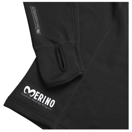 Hanorac funcțional bărbați Progress Torez Zip Merino