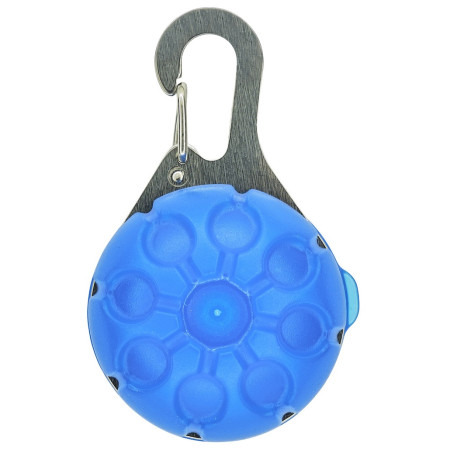 Zgardă luminoasă pentru câini Nite Ize SpotLit Rechargeable Collar Light albastru Blue