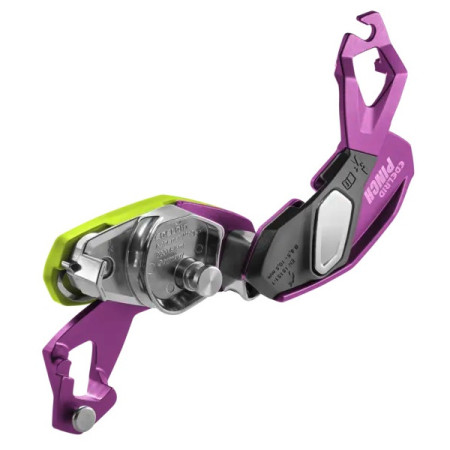 Frână de siguranță Edelrid Pinch (violet-oasis)
