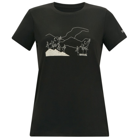 Tricou femei Regatta Womens Fingal Stretch negru Black