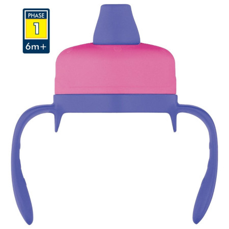 Tvrdé pítko Thermos pro kojeneckou termosku Foogo roz/albastru