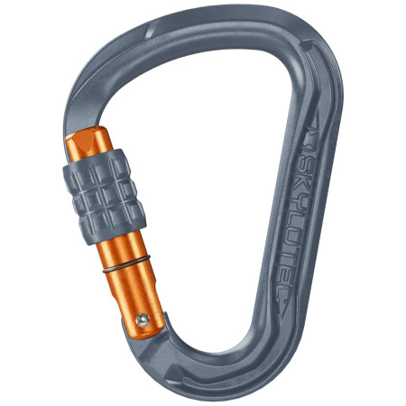 Carabinieră Skylotec Leger SG (screw gate) gri/portocaliu Grey/Orange