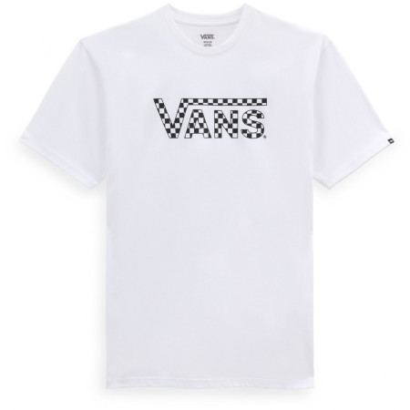 Tricou bărbați Vans CHECKERED VANS-B alb