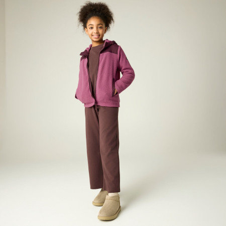 Hanorac copii Regatta Myla Hybrid Jacket Fig/Violet
