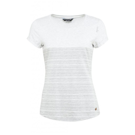 Tricou femei Chillaz Ötztal Stripes Abstract gri deschis