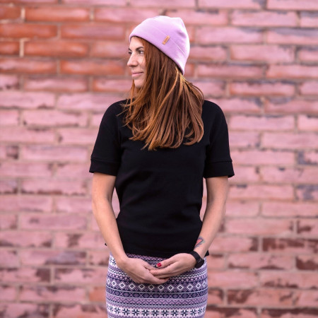 Căciulă croșetată merino Kama A160