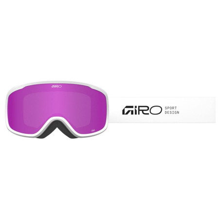 Ochelari de schi Giro Cruz White Stacked-Amber Pink
