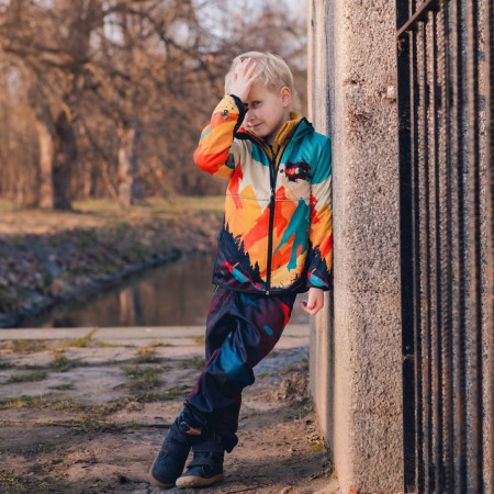 Geacă softshell copii WAMU Mountain Bike