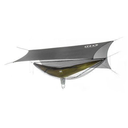 Set hamac Eno SubLink Ultralight Hammock System gri/verde Grey Lichen