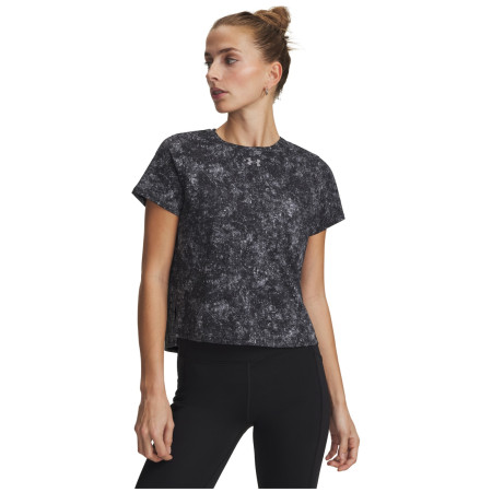 Tricou femei Under Armour Velociti Pro Print Ss negru Black / / Reflective