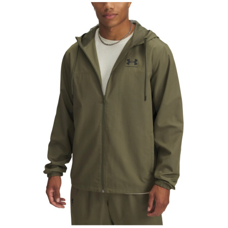 Geacă bărbați Under Armour Rival Wvn Windbreaker verde închis MarineODGreen/MarineODGreen/Black