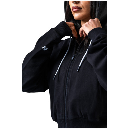 Hanorac femei Nebbia Black zip-up hoodie Power