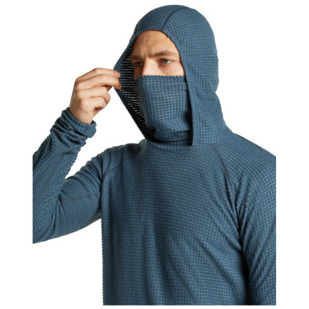 Hanorac bărbați Icebreaker Men Mer 400 RealFleece Grid Pulover Hood