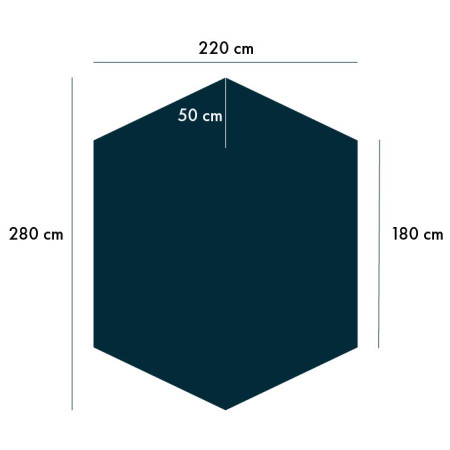 Folie de sol pentru cort Warg Footprint 3