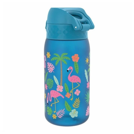 Sticlă copii Ion8 Leak Proof Blue Flamingos 400ml