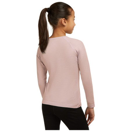 Tricou funcțional copii Icebreaker K 200 Oasis LS Crewe Pink Quartz