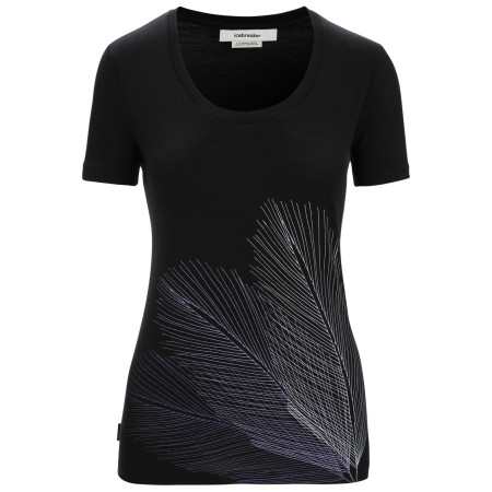 Tricou funcțional femei Icebreaker Women Tech Lite II SS Scoop Tee Plume