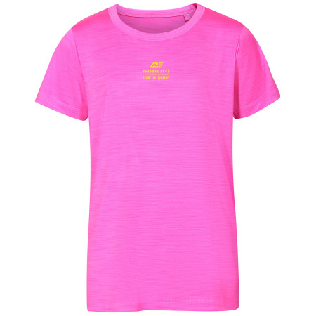 Tricou copii Alpine Pro Basiko roz neon pink