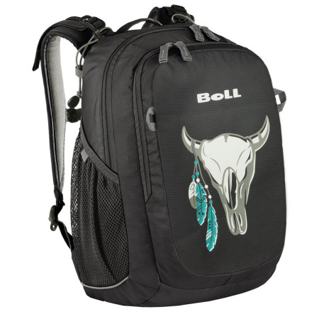 Rucsac pentru copii Boll Sioux 15 Skull negru/gri basalt