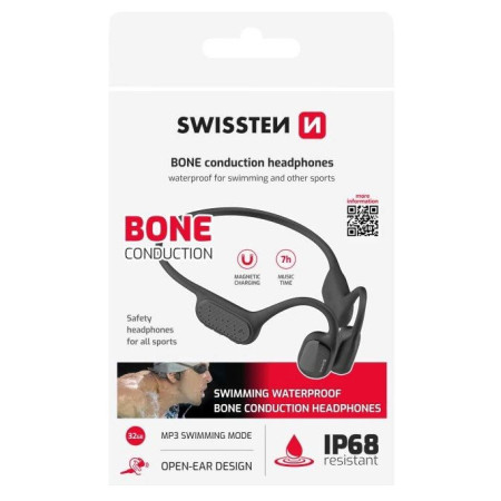 Căști de înot Swissten Bone conduction headphones