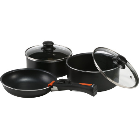 Set de vase Vango Gourmet Cook Set negru