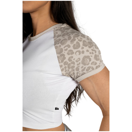 Tricou femei Nebbia Crop Top Leopard '97 Primal