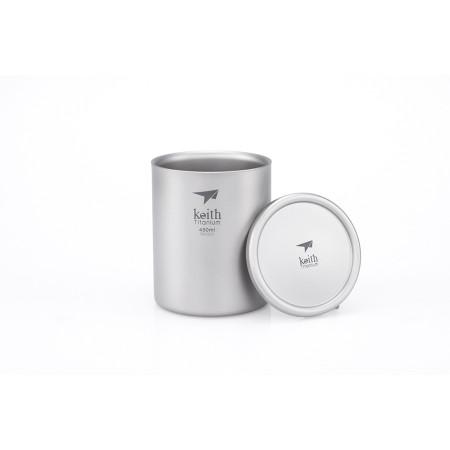 Cană termică Keith Titanium Double-Wall Tit. Mug 450 ml