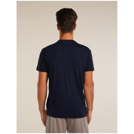 Tricou funcțional bărbați Icebreaker Merino Blend Core SS Tee Canoe Companions