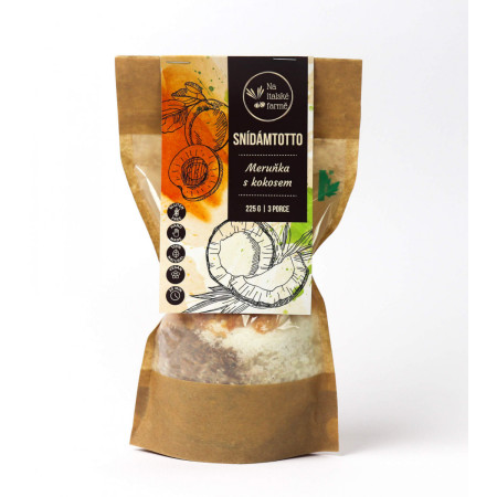 Mic dejunTotto caise cu nucă de cocos la ferma italiană 225 g