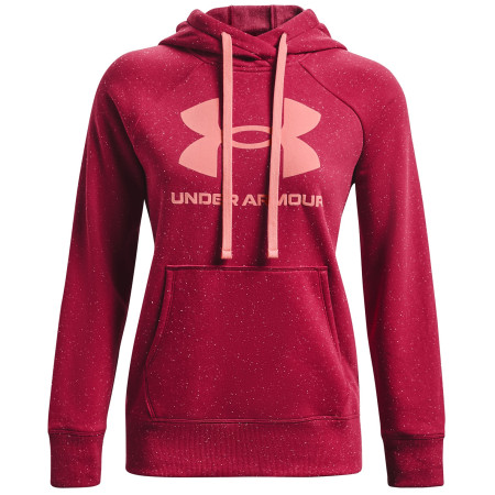 Hanorac femei Under Armour Rival Fleece Logo Hoodie roz