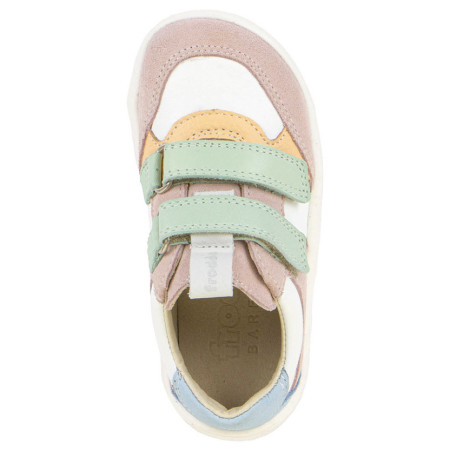Teniși pentru copii Frodo Barefoot zeru spring White/Pink